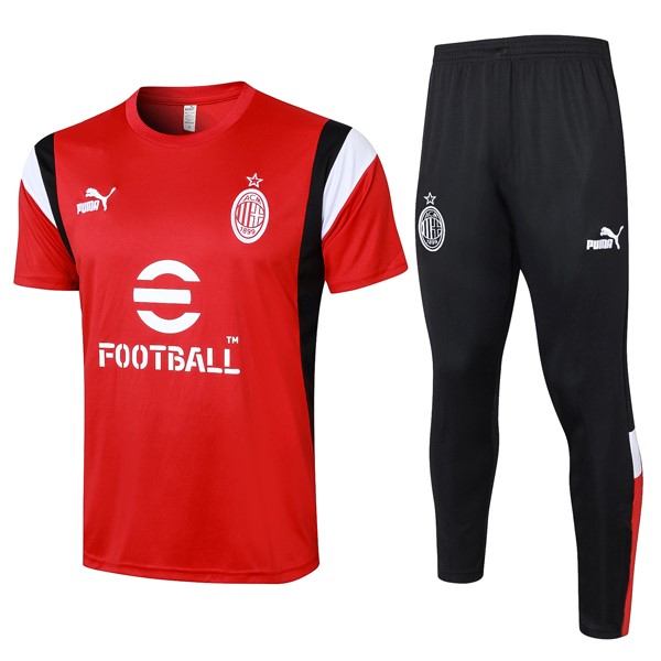 Tailandia Camiseta AC Milan Conjunto Completo 2024 Rojo